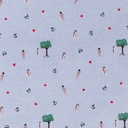 BLUE, ADAM AND EVE DESIGN