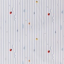 WHITE, BLUE STRIPES, SHIPS DESIGN