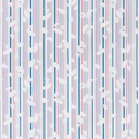 LIGHT BLUE, FLOWERS AND STRIPES DESIGN