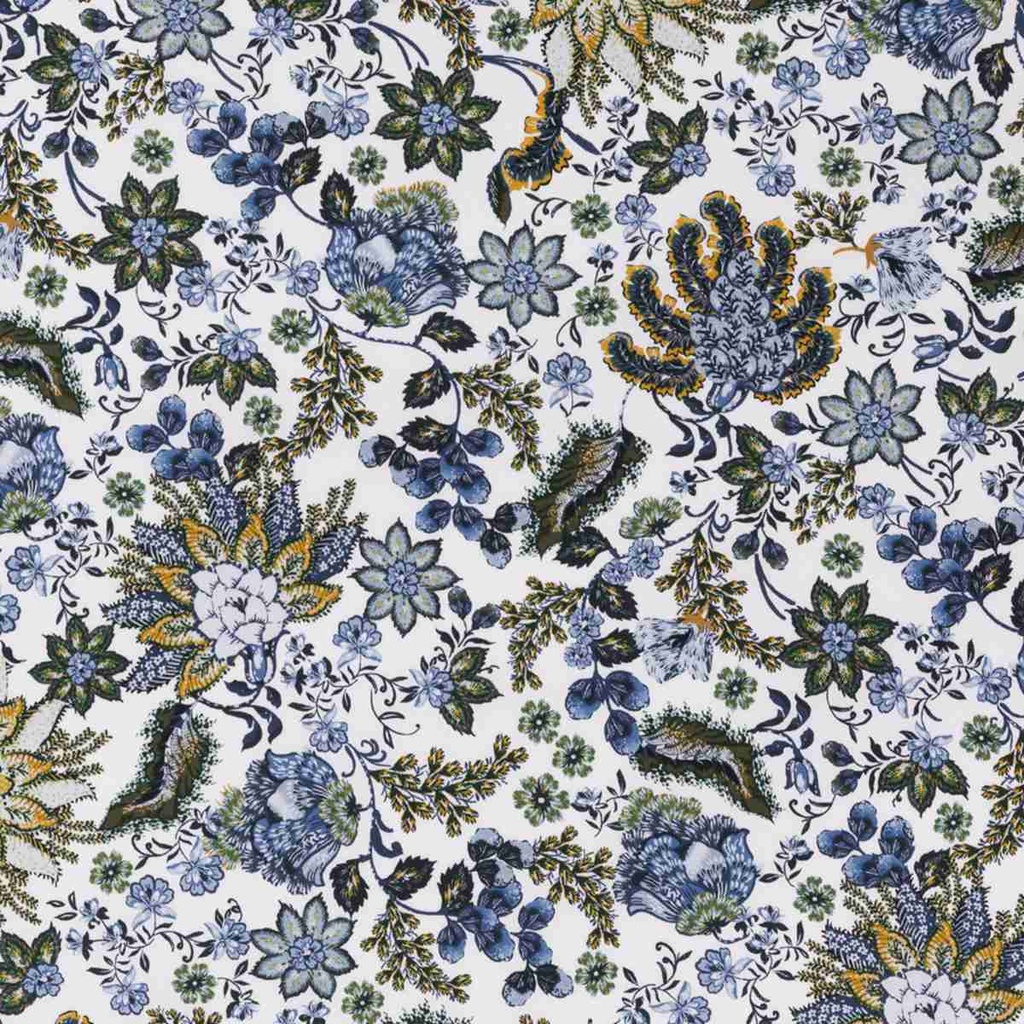 FLOWERS AND PAISLEYS DESIGN