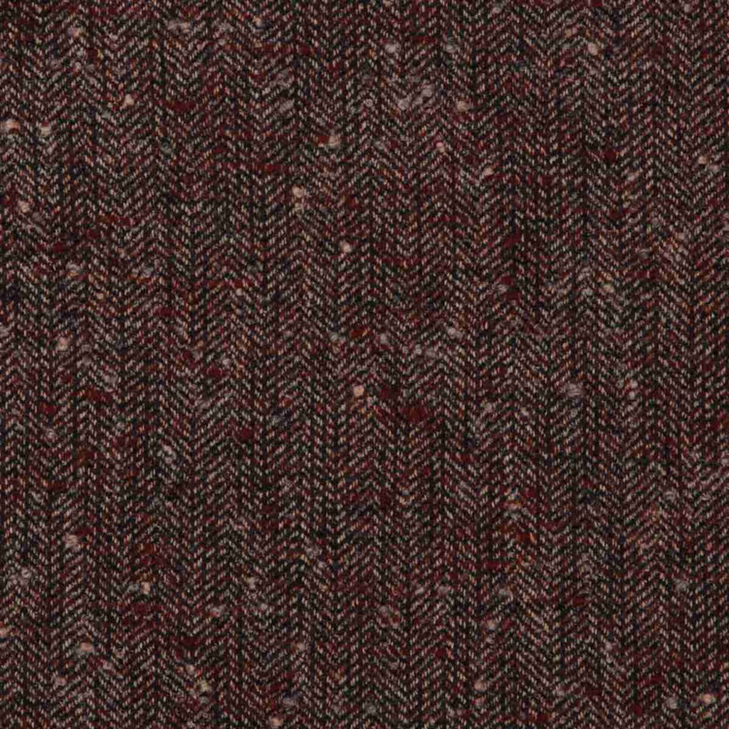 BROWN,RED HERRINGBONE