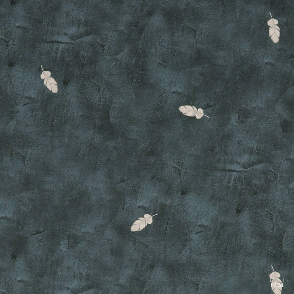 DARK BLUE, WHITE PLUME