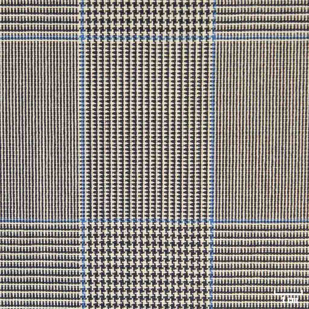 GREY, BIG BLUE CHECKS (4 PLY)