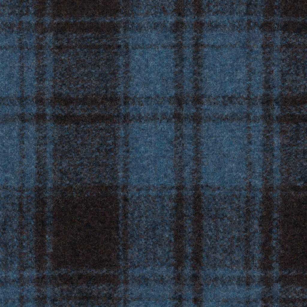 BLUE, CHARCOAL CHECKS