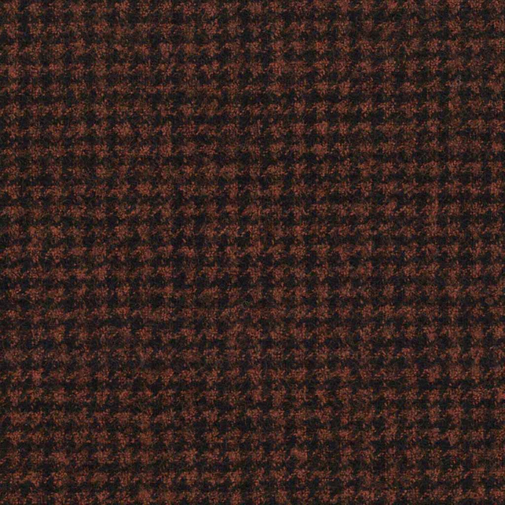 REDDISH BROWN, BLACK HOUNDSTOOTH