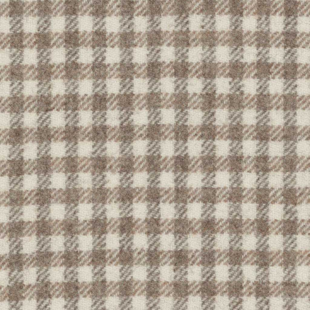 OFF WHITE, GREY/LIGHT BROWN CHECKS