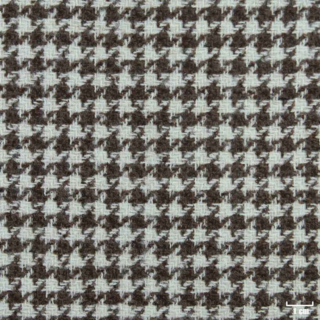 OFF WHITE, BROWN HOUNDSTOOTH