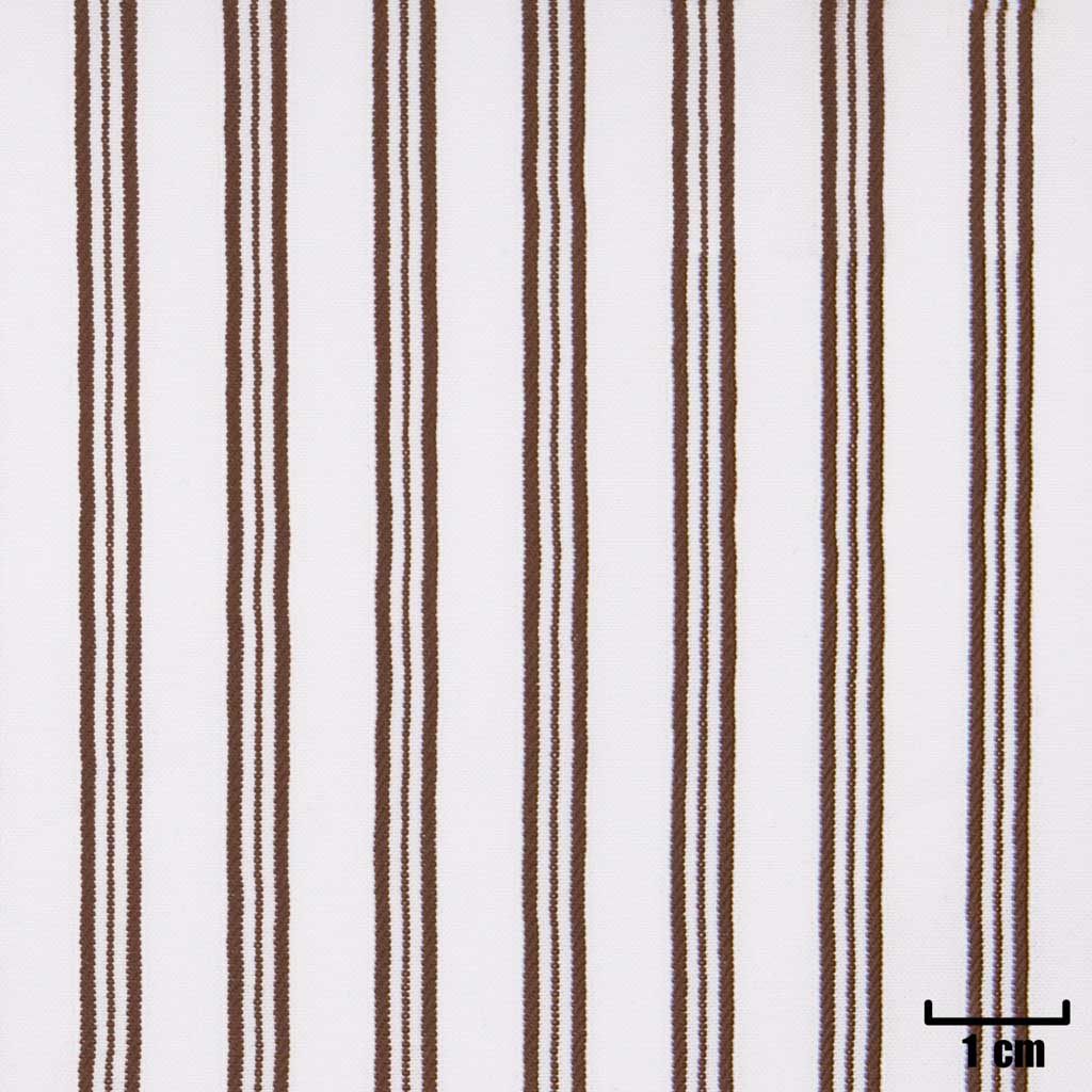 WHITE, BROWN STRIPES