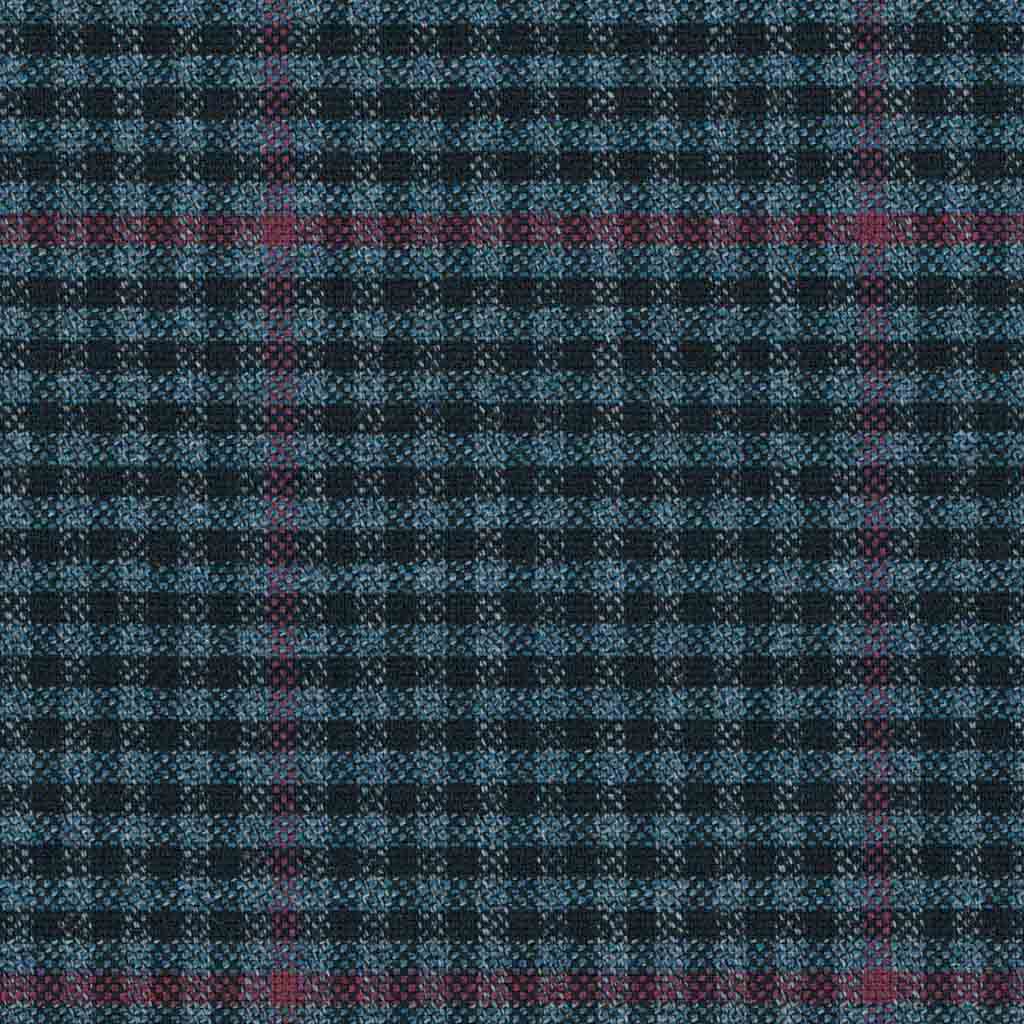 BLUE, PURPLE CHECKS