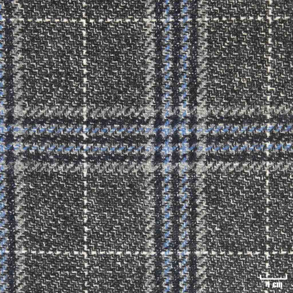 GREY, BLUE CHECKS