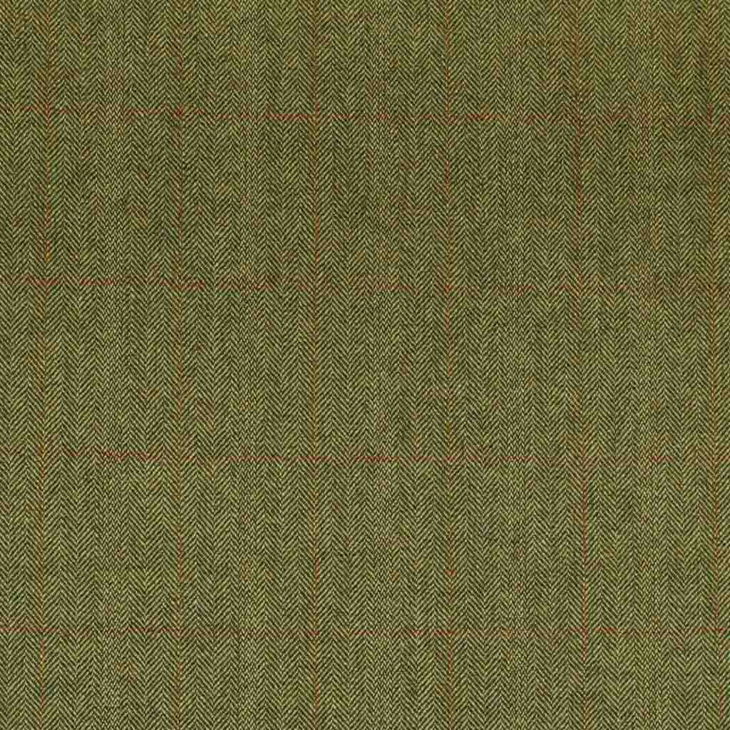 GREEN, RED/ORANGE CHECKS (ST# 19060)