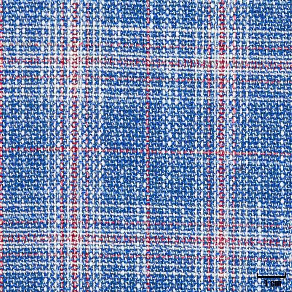 BLUE, WHITE/RED CHECKS