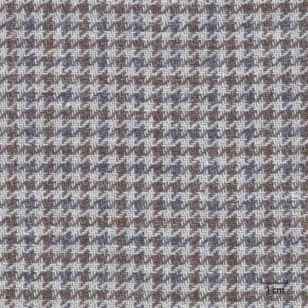 BEIGE, BLUE BROWN CHECKS