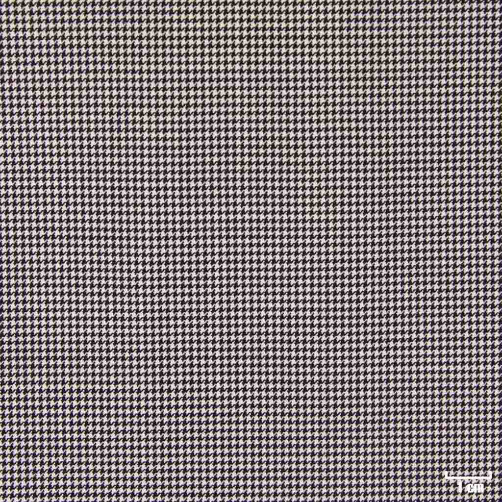 WHITE, BLACK HOUNDSTOOTH (DR# 10105)