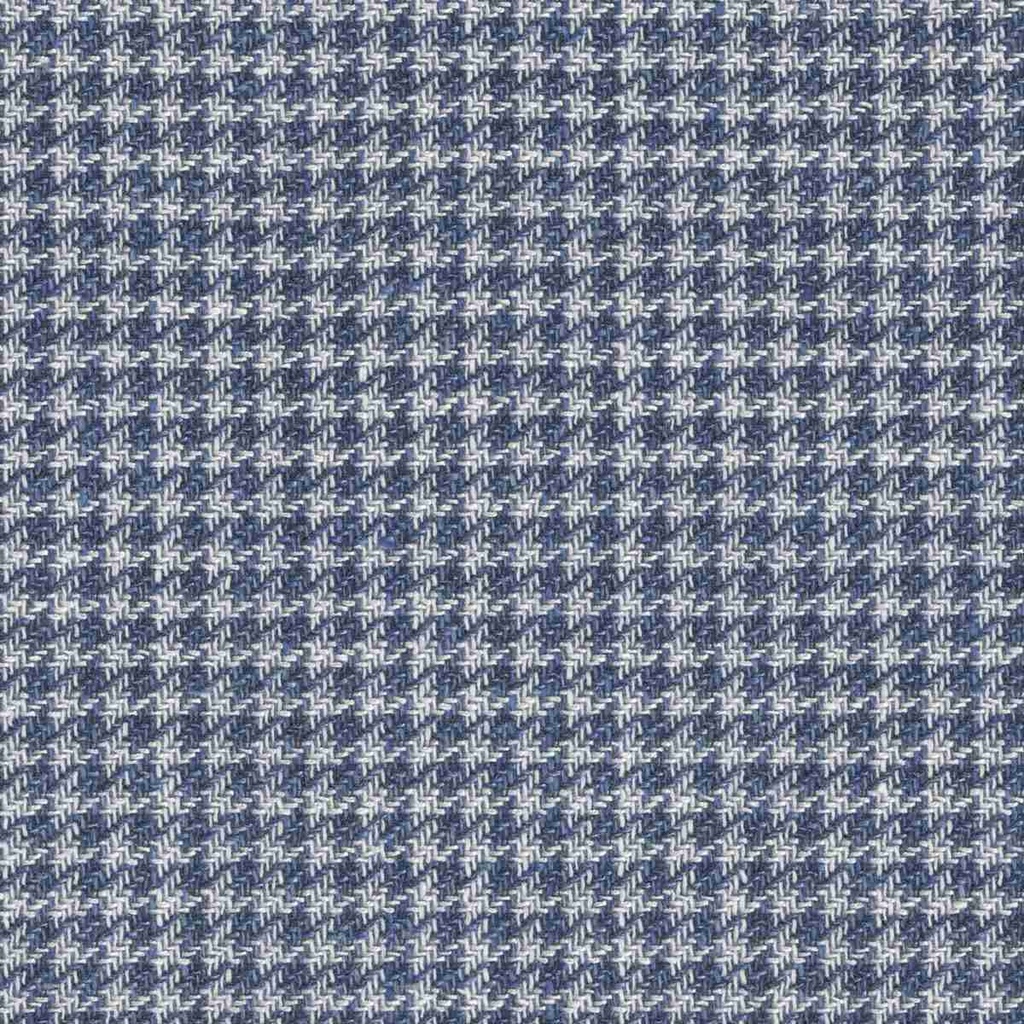 BEIGE, BLUE HOUNDSTOOTH (DR# 50485)