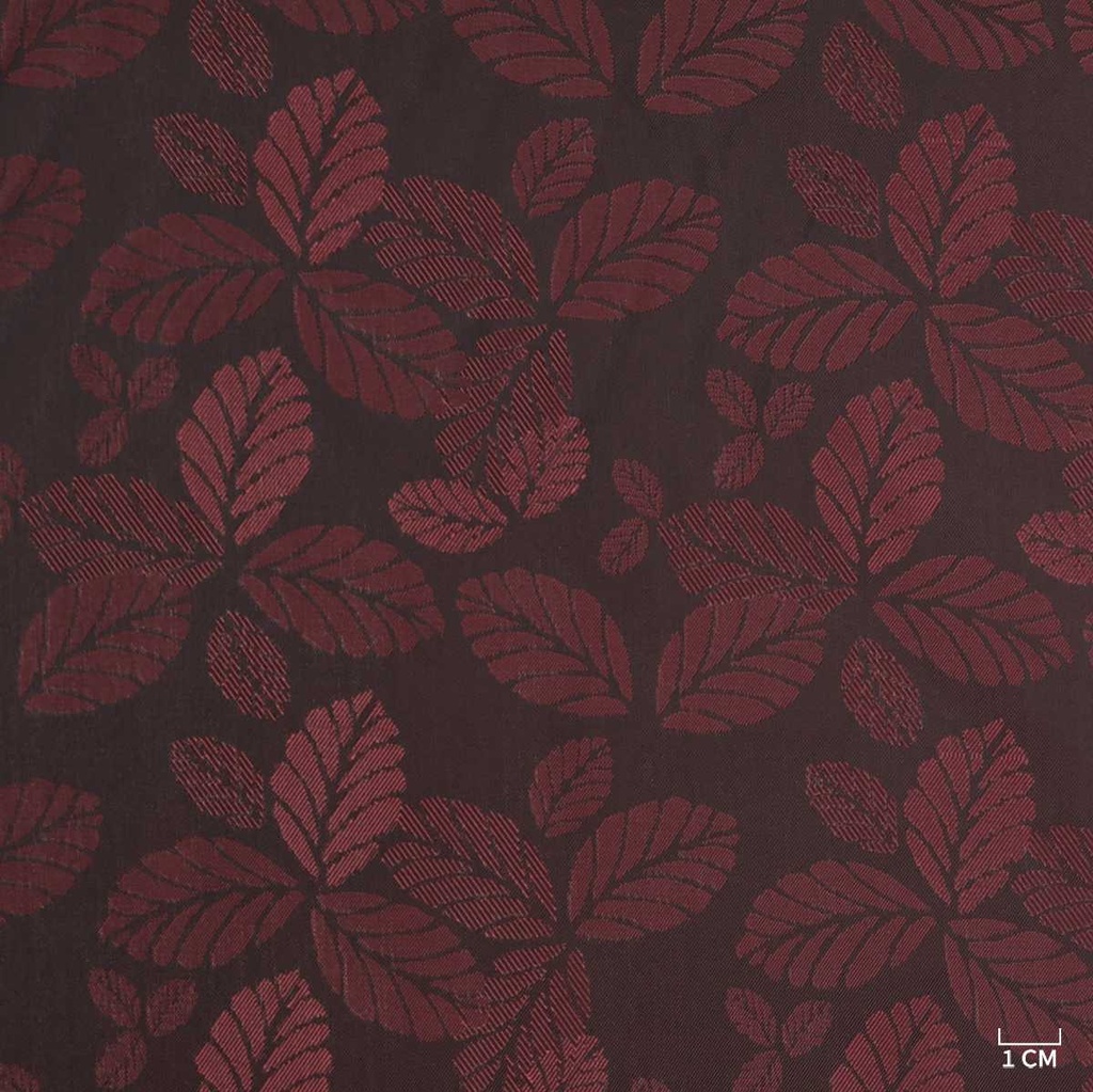 BURGUNDY/LEAF LINING