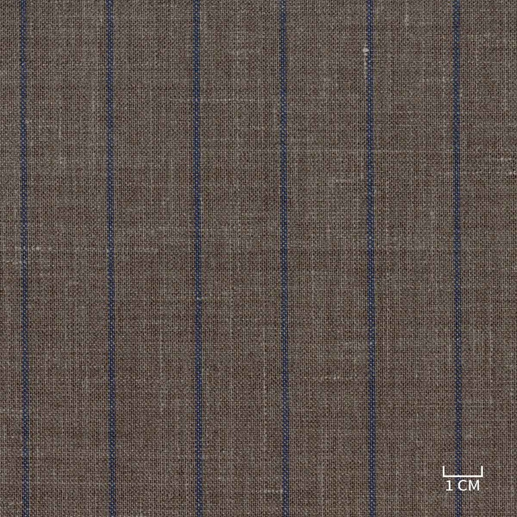 BROWN, BLUE STRIPES