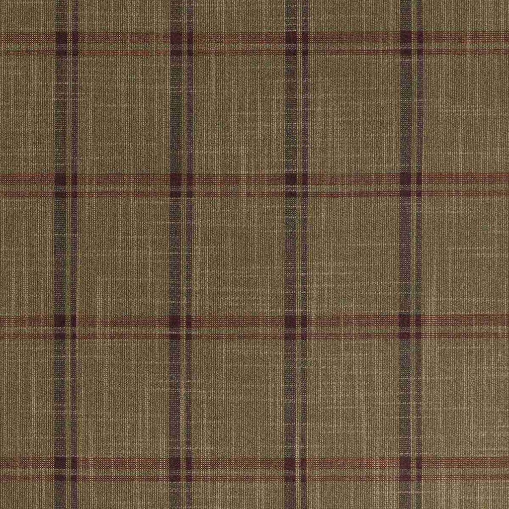 BROWN,BURGUNDY CHECKS