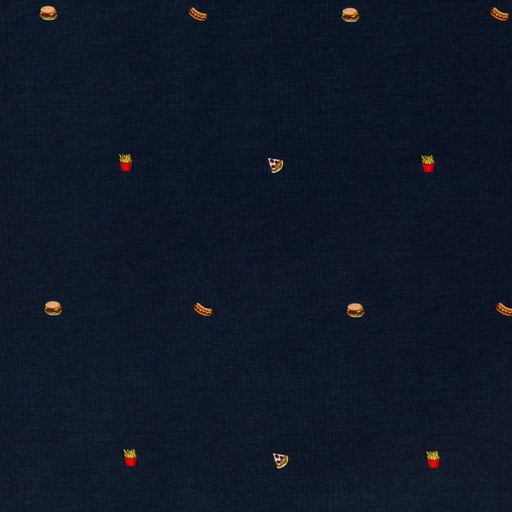 [660516] DARK BLUE, FAST FOOD DESIGN