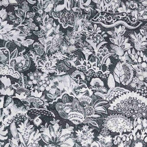 [664616] BLACK FLORAL PATTERN