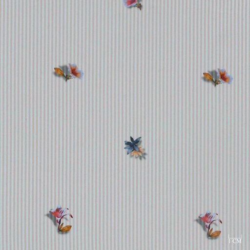 [701921] PINK, FLOWER STRIPES