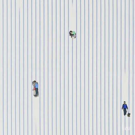 [701922] BLUE STRIPES, DAILY SCENES PATTERN