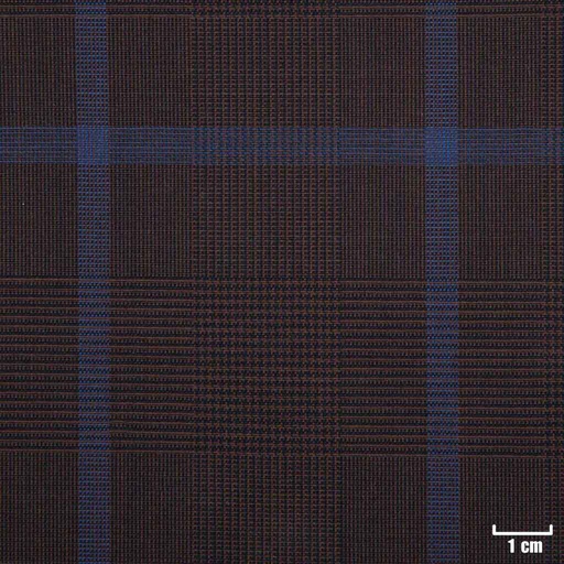 [214821] BROWN, BLUE CHECKS