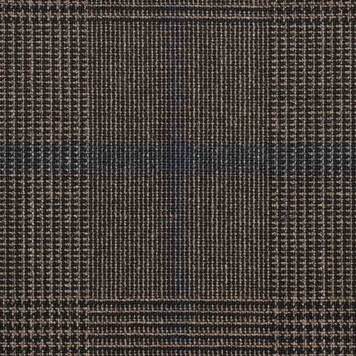 [316736] DARK BROWN, BLUE CHECKS (4 PLY)