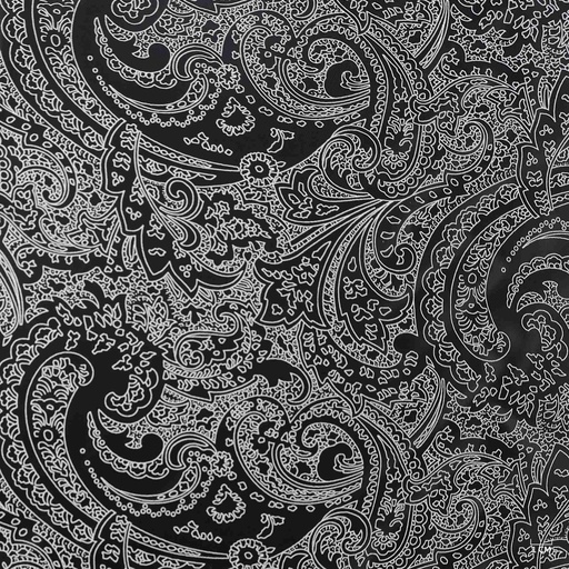 [822922] DARK BLUE, WHITE FLOWER