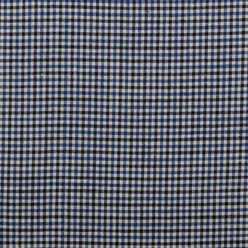 [353119] BLACK, BLUE & WHITE CHECKS