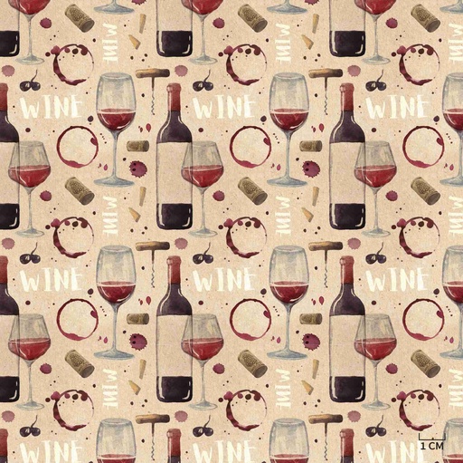 [823920] WINE PATTERN 