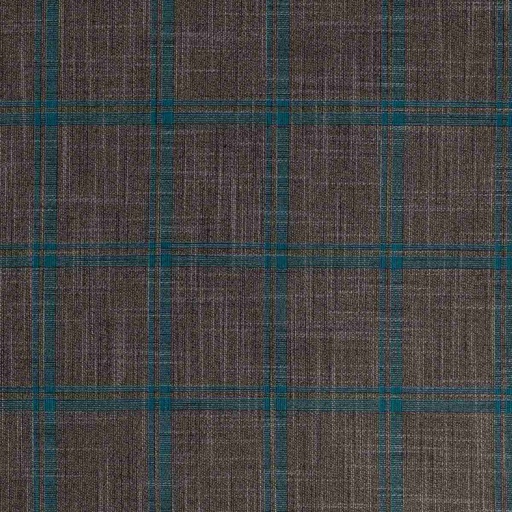 [660329] DARK BROWN,BLUE CHECKS