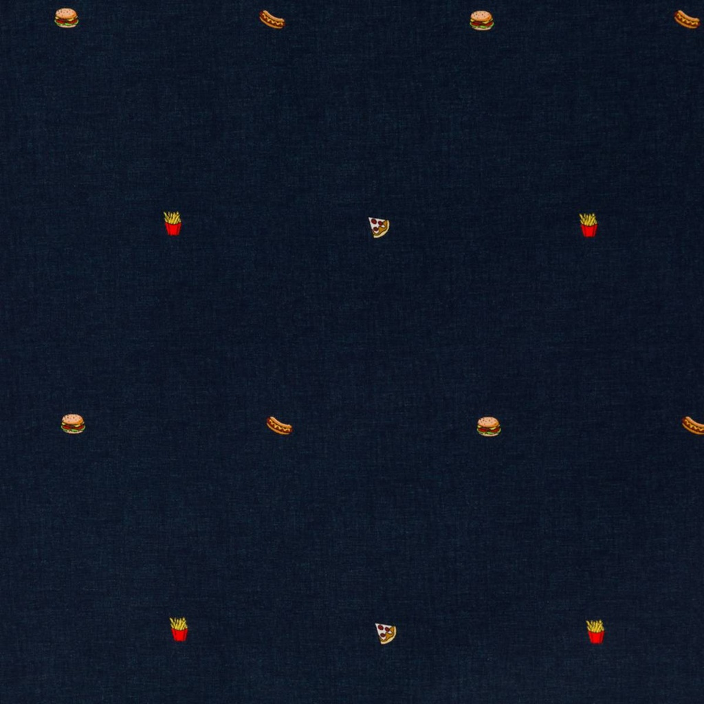 DARK BLUE, FAST FOOD DESIGN