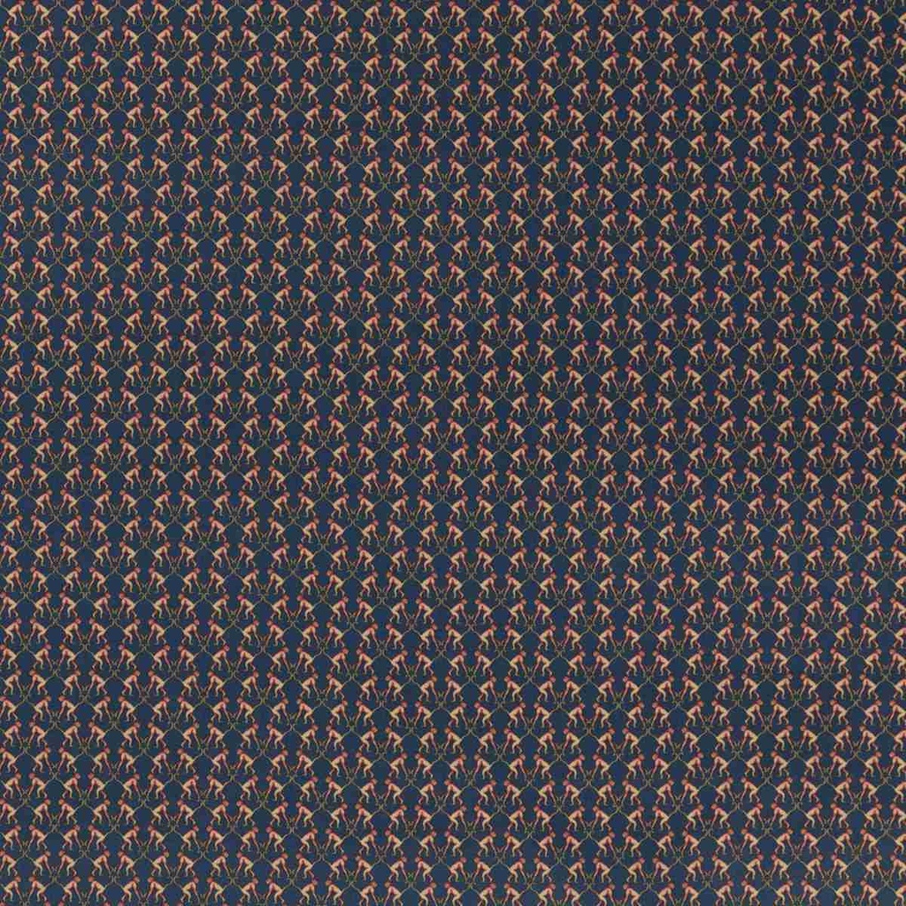 DARK BLUE, MONKEYS DESIGN