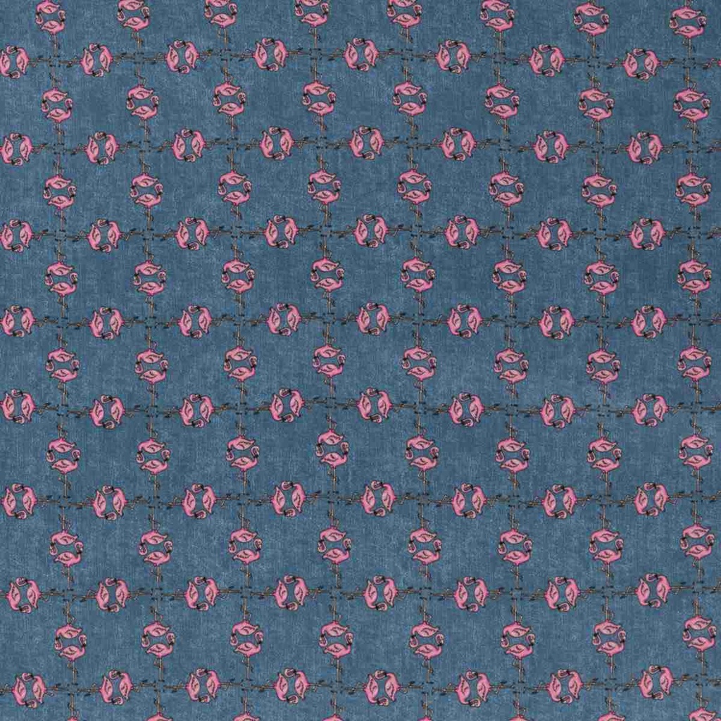 DARK BLUE, FLAMINGO DESIGN