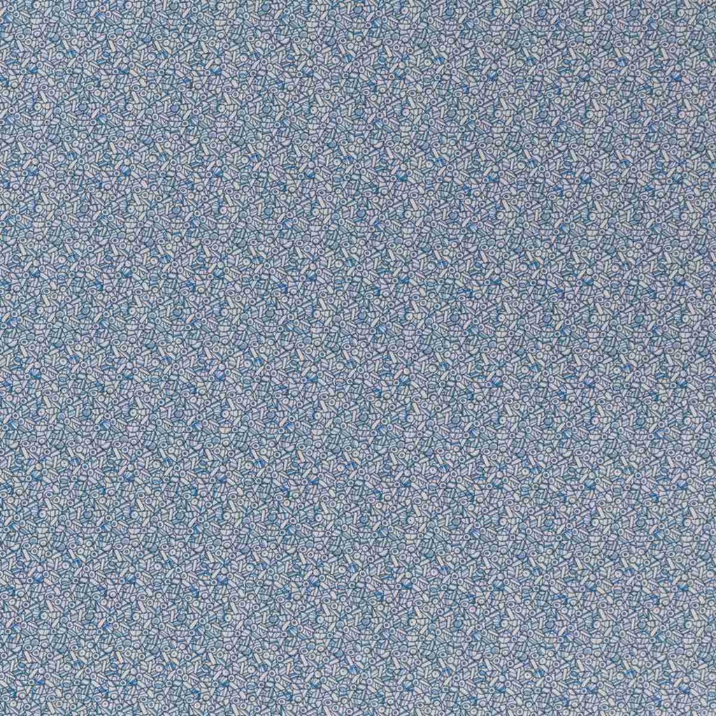 BLUE, GEOMETRIC DESIGN