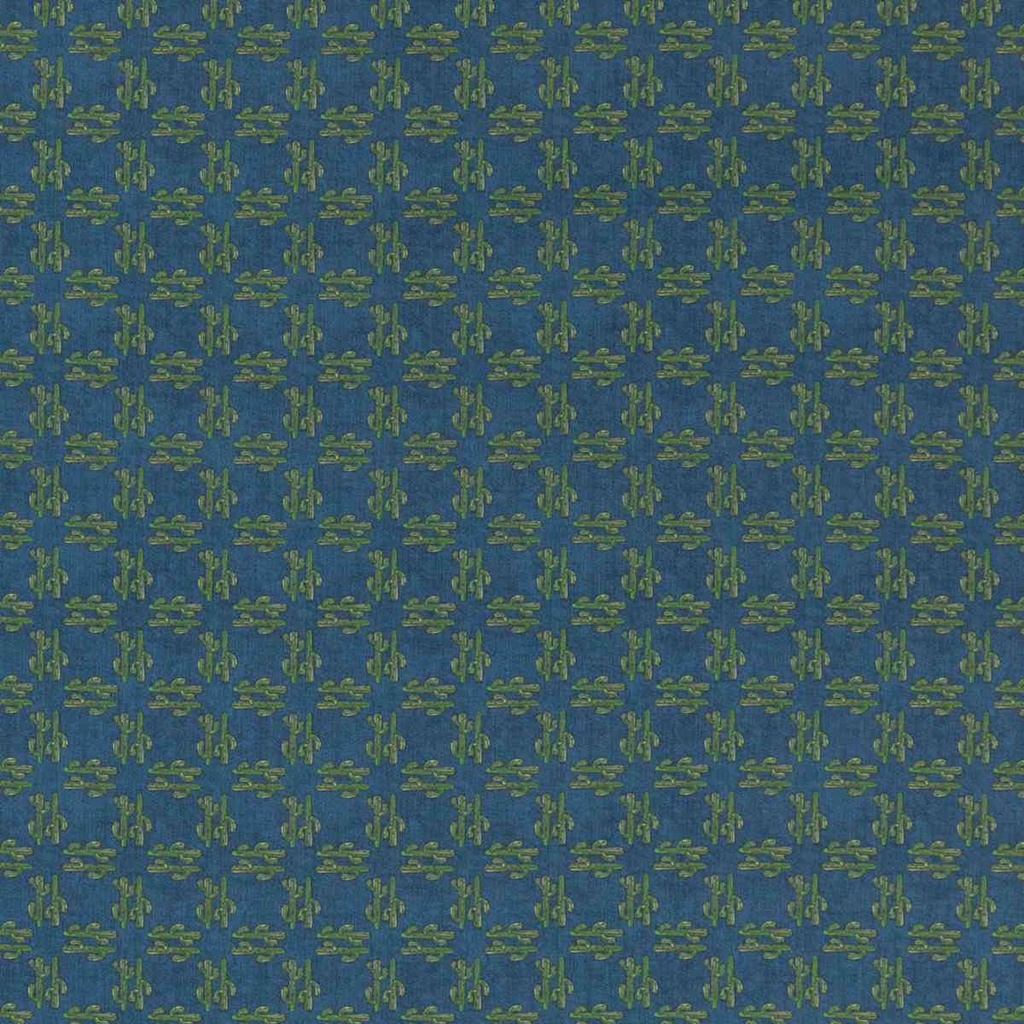 DARK BLUE, CACTUS DESIGN
