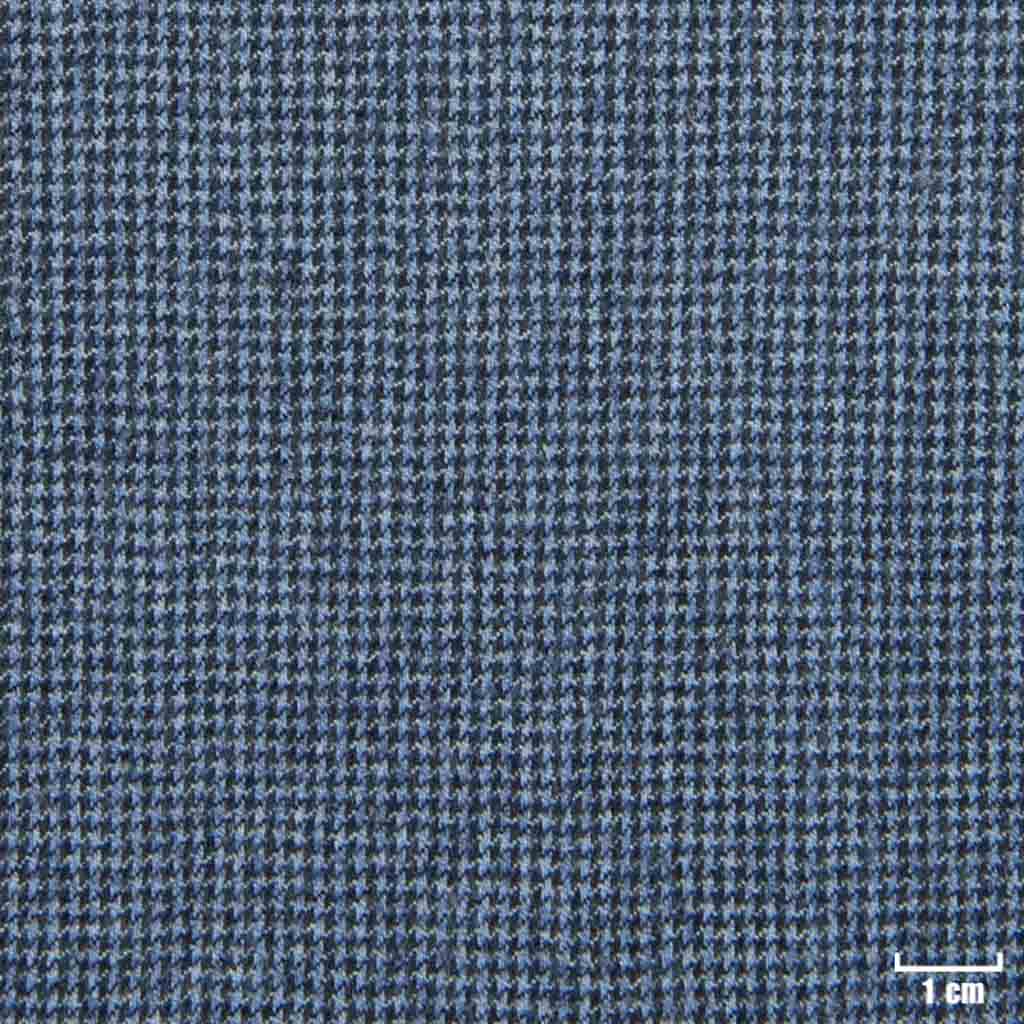 LIGHT BLUE, BLACK HOUNDSTOOTH