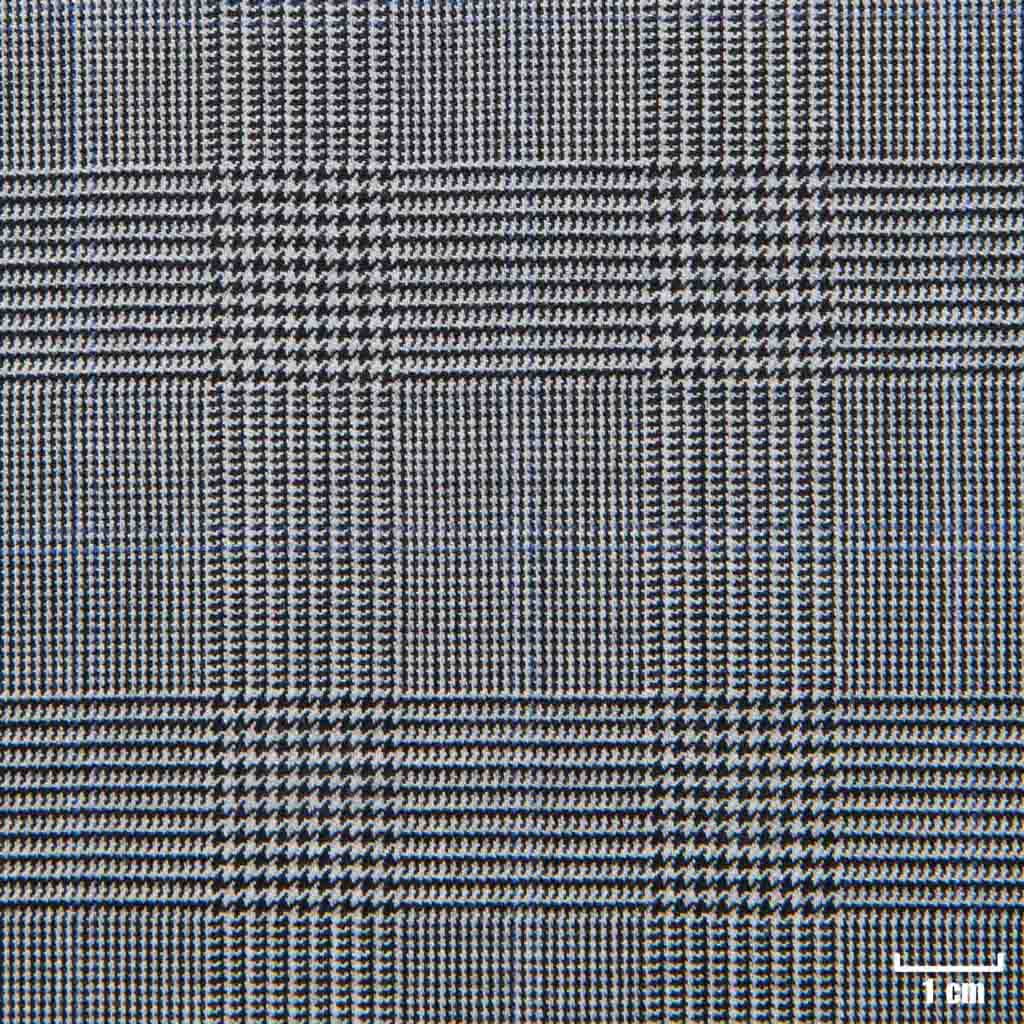 GREY, BLUE CHECKS