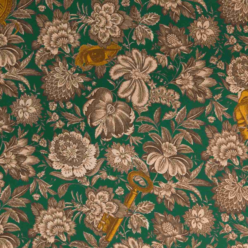 FLOWERS AND SNAKE