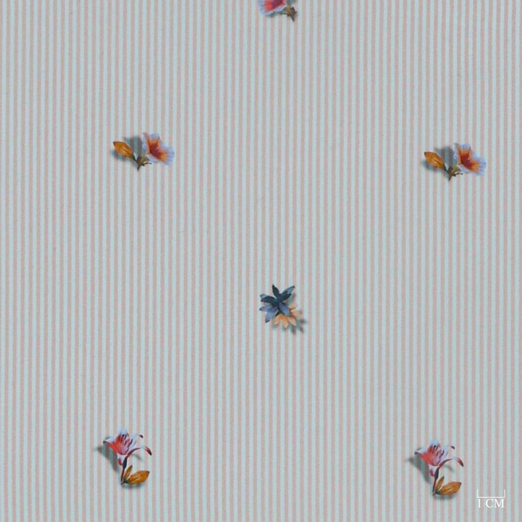 PINK, FLOWER STRIPES
