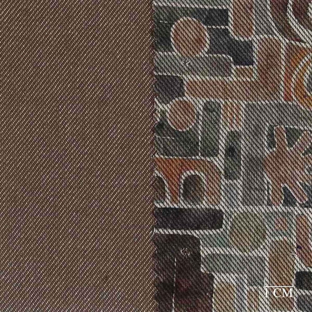 BROWN, PUZZLE GRAPHIC DESIGN (DOUBLE-FACED)