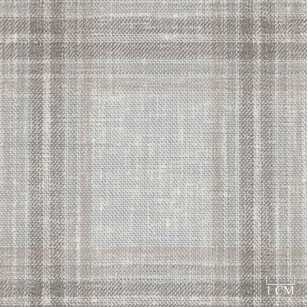 GREY, BROWN CHECKS