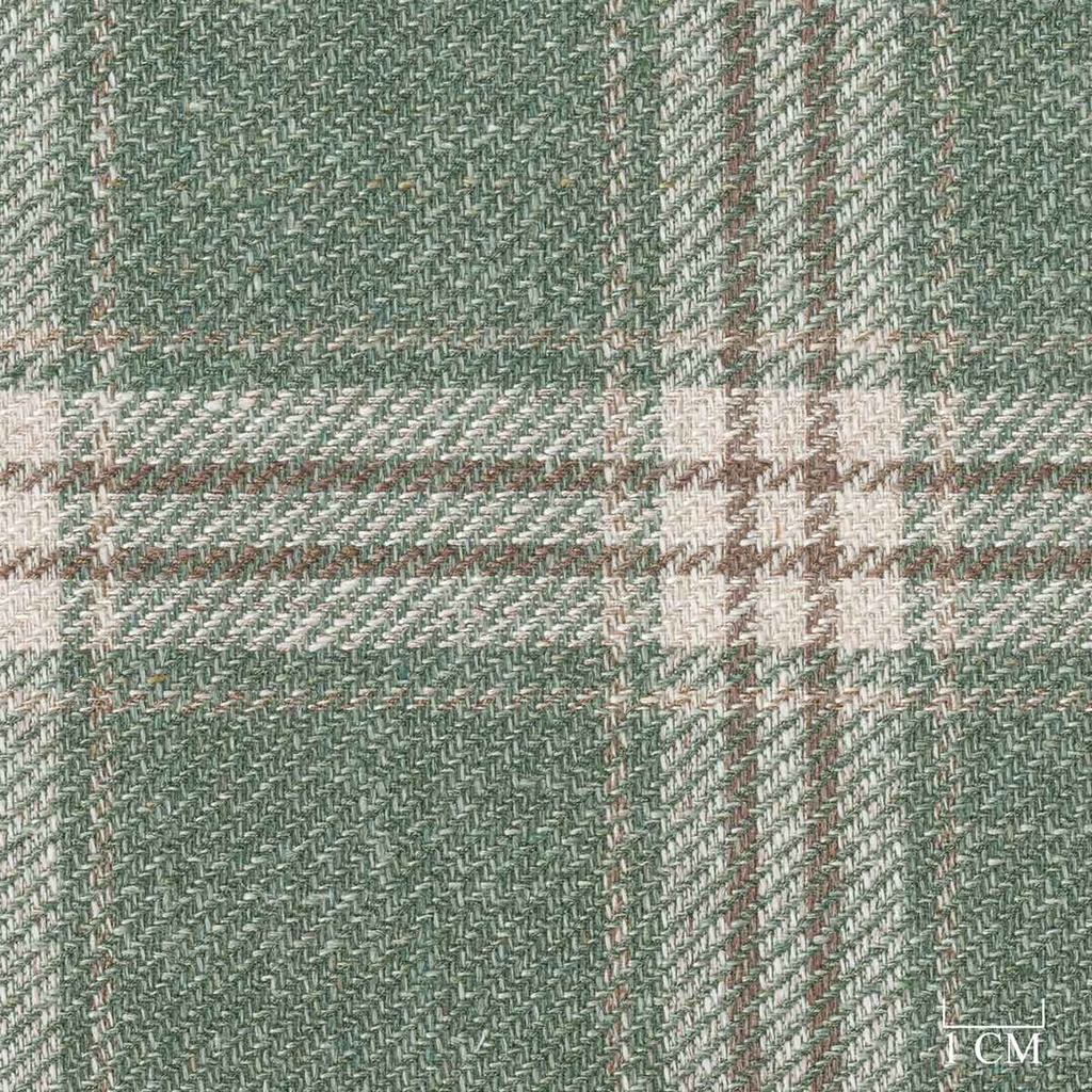 GREEN, BROWN CHECKS