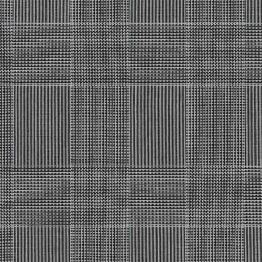 GREY, BLUE CHECKS