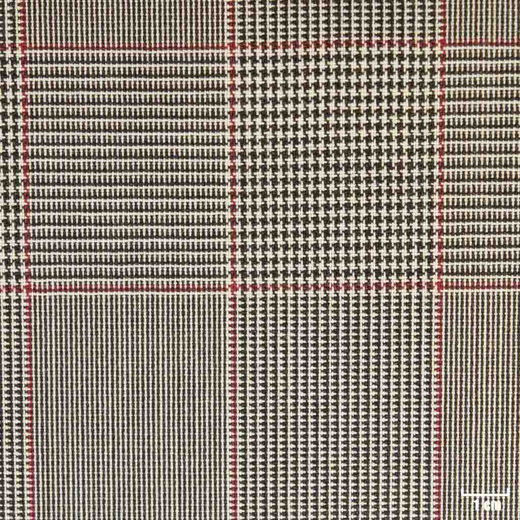 BEIGE, BIG RED CHECKS (4 PLY)