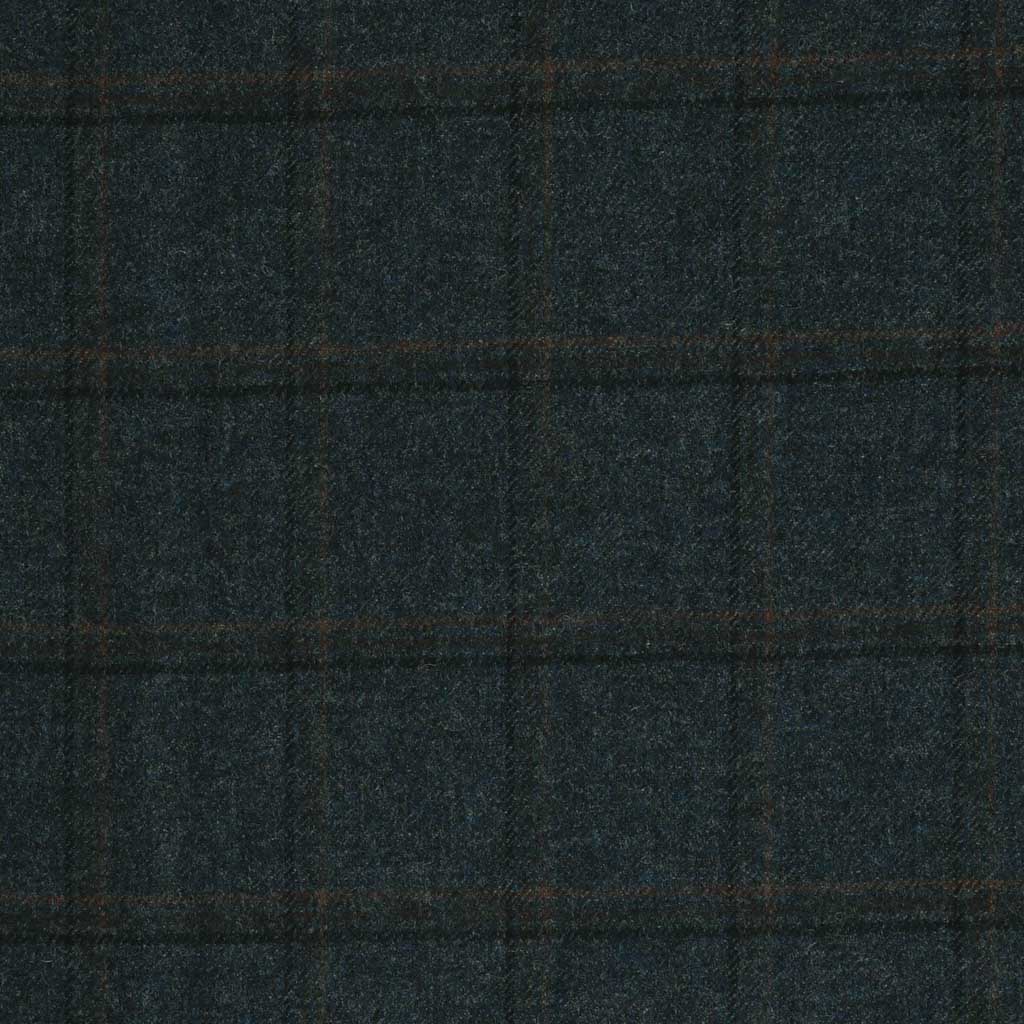 BLUE, BROWN CHECKS