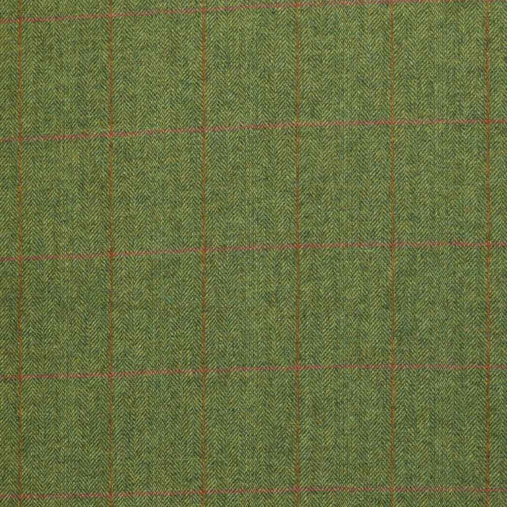 GREEN, RED/ORANGE CHECKS