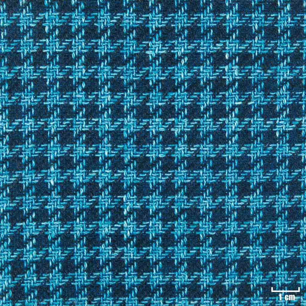 TURQUOISE BLUE, HOUNDSTOOTH