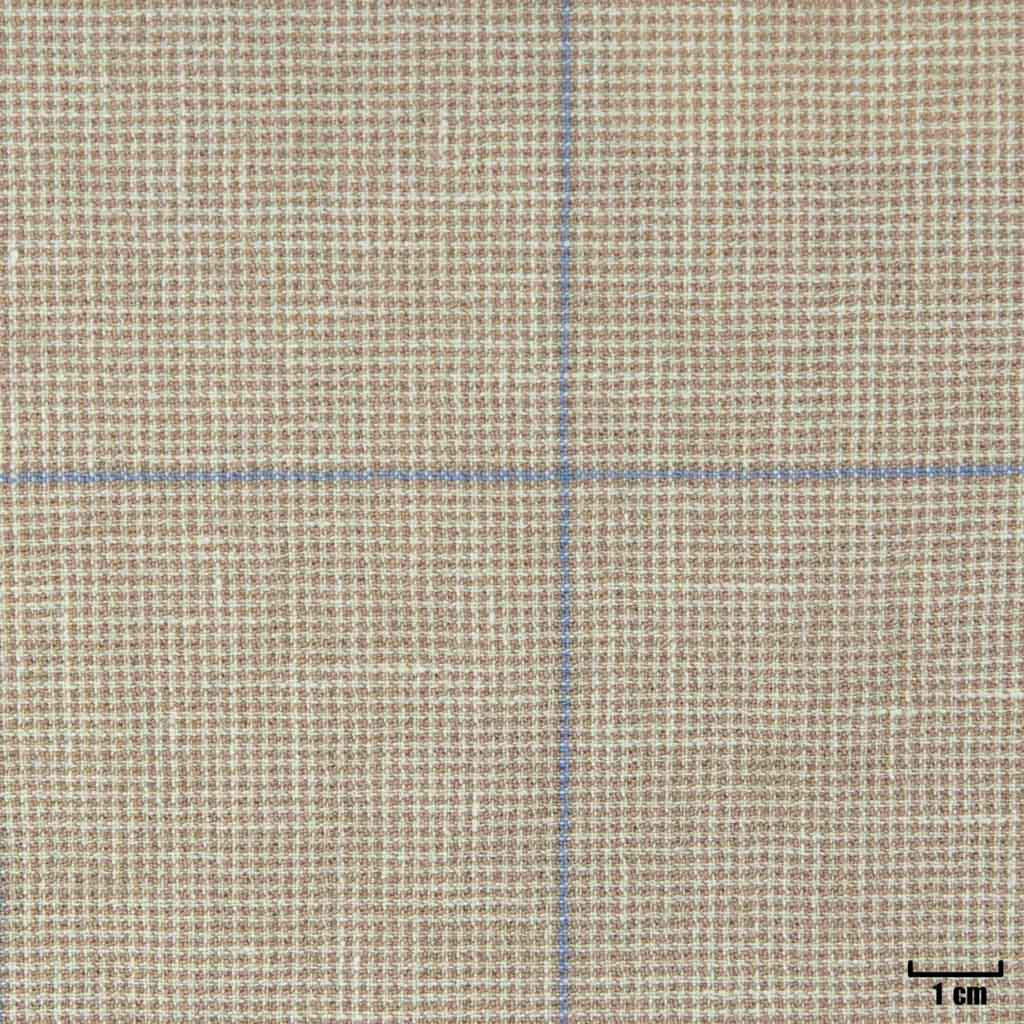 BEIGE, BLUE CHECKS